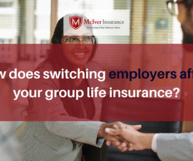 How does switching employers affect your group life insurance